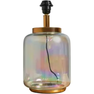 Image of Minisun - Clear Glass Table Lamp Base -