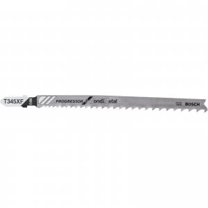 Image of Bosch T345 XF Progressor Jigsaw Blades Pack of 3