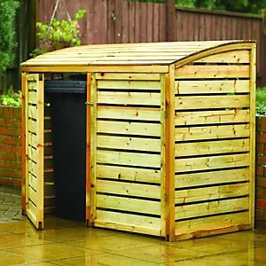 Image of Rowlinson Timber Double Bin Store 5 x 3 ft