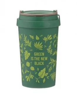 Image of Typhoon Green Is The New Black Double-Walled Wheat Fibre Mug
