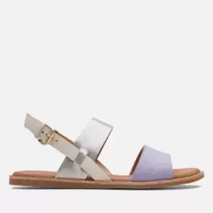 Image of Clarks Womens Karsea Leather and Suede Sandals - UK 8