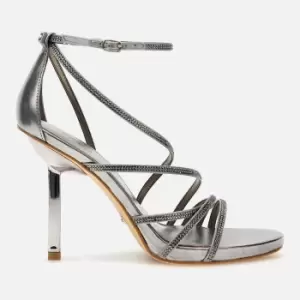 Image of Guess Womens Axen 2 Heeled Sandals - Black - UK 7