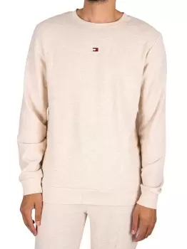 Image of Embroidered Logo Lounge Sweatshirt