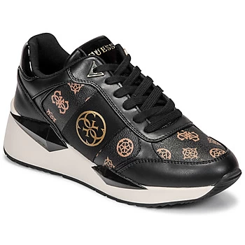 Image of Guess TESHA womens Shoes Trainers in Black,6.5