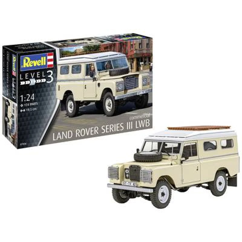 Image of Revell Revell 07056 Land Rover Series III LWB (commercial) Model car assembly kit 1:24 07056