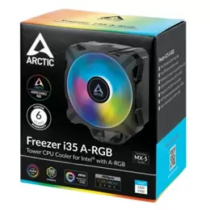 Image of Arctic Freezer A35 A-RGB Intel Heatsink And Fan CPU Cooler