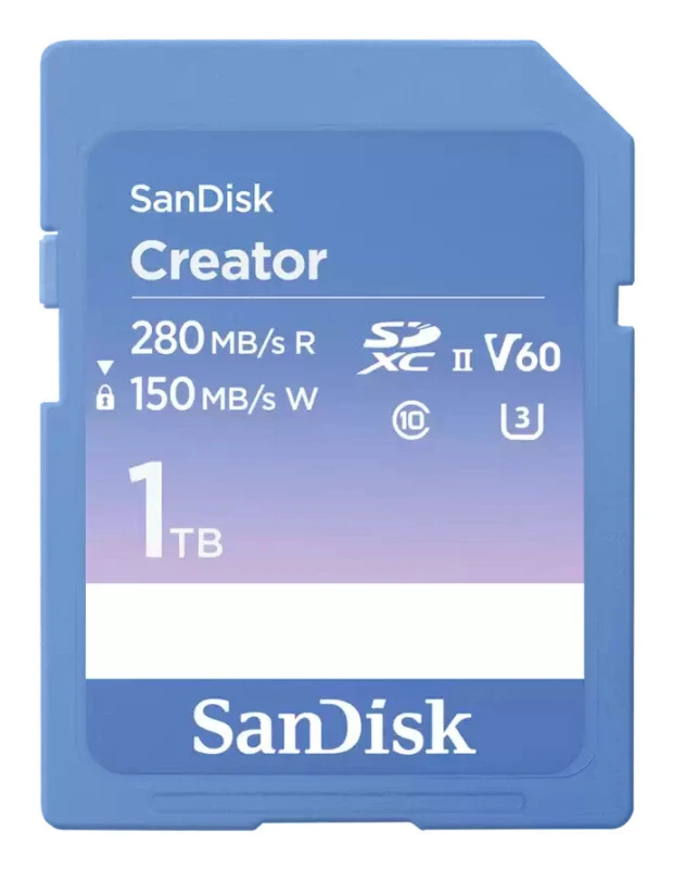 Image of SanDisk Creator - flash memory card - 1TB - SDXC UHS-II SDSDXEP-1T00-GNCIS