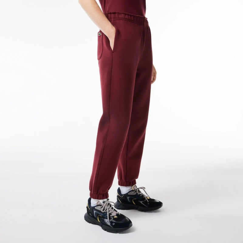 Image of Lacoste Piqu Sweatpants Burgundy female 8