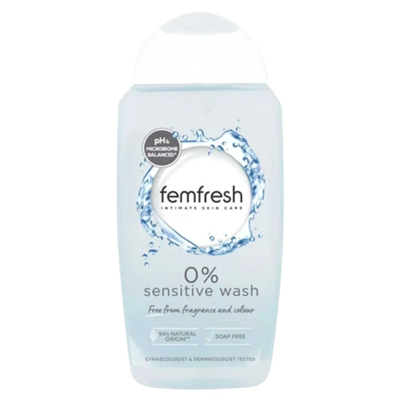 Image of FemFresh 0% Sensitive Wash 250ml