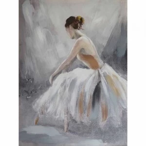 Image of Arthouse Ballerina Neutral 58.5cm x 78.5cm x 3.5cm