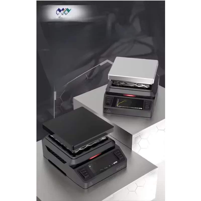 Image of MINIWARE MHP50 Mini Hot Plate Preheater 50*50mm Heating Area Constant Temperature Heating Table 350℃ Intelligent Heating Statio