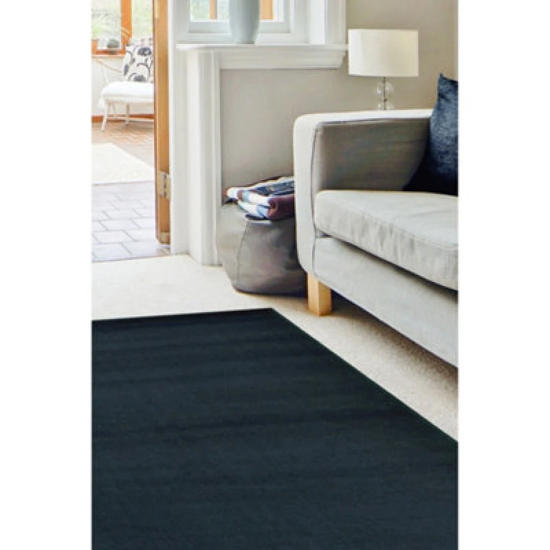 Image of Homemaker Homemaker Adorn Plain Rug - 120x170cm - Navy
