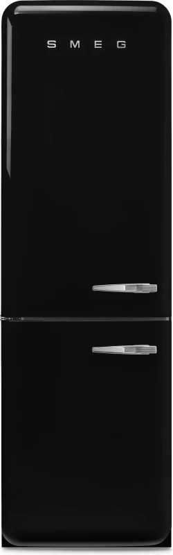 Image of Smeg 50's Style FAB32LBL6UK 197cm 60/40 Frost Free Fridge Freezer - Black - C Rated