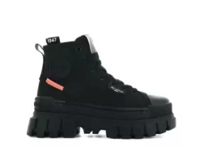 Image of Palladium Boots Womens REVOLT HI TX BLACK/BLACK