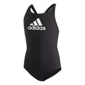 Image of adidas Girls Badge Of Sport Swimsuit - Black
