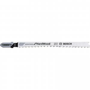 Image of Bosch T308 BFP Hard Wood Cutting Jigsaw Blade Pack of 5