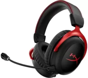 Image of HYPERX Cloud II Wireless 7.1 Gaming Headset - Black & Red, Red,Black