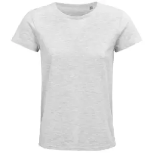 Image of SOLS Womens/Ladies Crusader Organic T-Shirt (XL) (Ash)