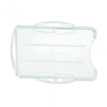 Image of Durable Dual Card SecurityID pass Holder Clear Ref 891919 Pack 10
