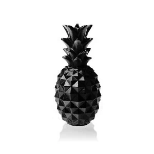 Image of Black Metallic Medium Pineapple Candle