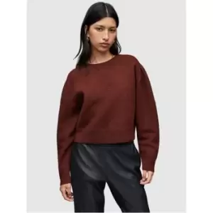 Image of AllSaints AllSaints Vika Knit OTH Jumper Womens - Orange