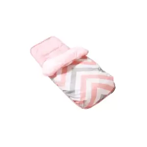 Image of My Babiie Pink Chevron Cosytoes Footmuff