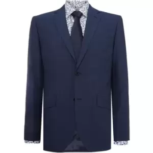 Image of Howick Tailored Weston Slim Fit Panama Suit Jacket - Blue