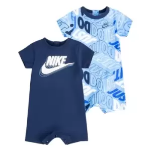 Image of Nike 2PK Romper Baby - Blue