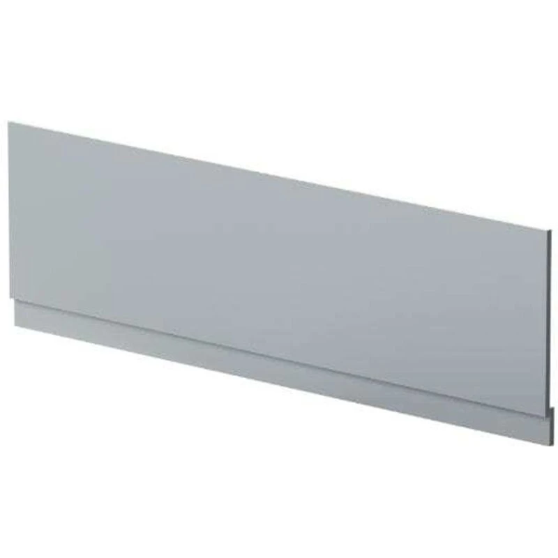 Image of Nuie Urban Straight Bath Front Panel 1800mm-Satin Grey
