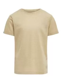 Image of ONLY Solid Colored T-Shirt Women Gold