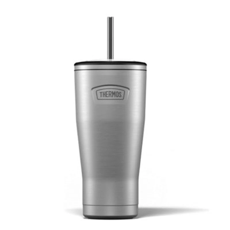 Image of Thermos Icon Series Stainless Steel Straw Tumbler 710ml - Silver Silver Unisex
