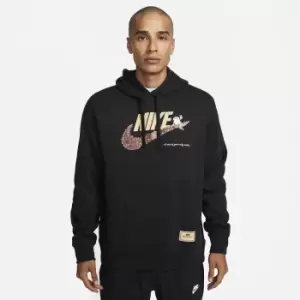 Image of Nike M Nsw Bb Po Sole Cafe Hoody, Black, Male, Hoodies, DX6512-010
