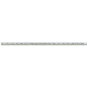 Image of Linex 100cm Stainless Steel ImperialMetric Ruler with Conversion Table
