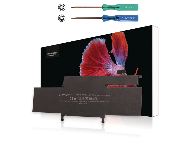 Image of 2-Power 11.34V 6330mAh Li-Polymer Laptop Battery