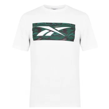Image of Reebok Camo T Shirt - White
