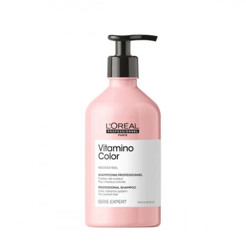Image of LOreal Professionnel Vitamino Color Shampoo, with Resveratrol, for Coloured Hair 500ml