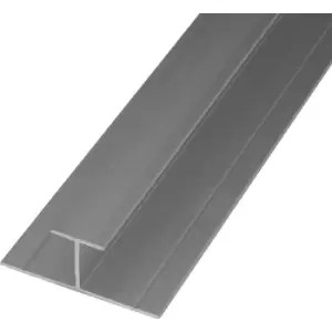 Image of Mermaid Laminate Shower Wall Panel Trims H Joint in Anodised Aluminium