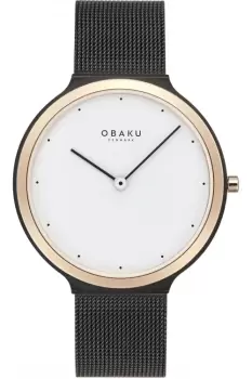 Image of Ladies Obaku Satin Lille Tuscany Watch V269LXMWMB