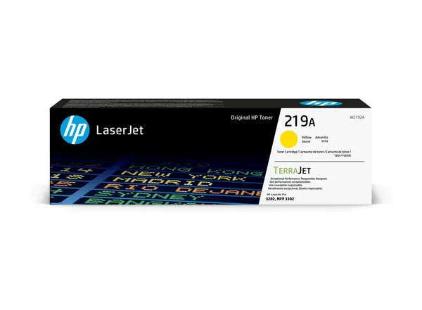 Image of HP 219A Yellow Original LaserJet Toner Cartridge