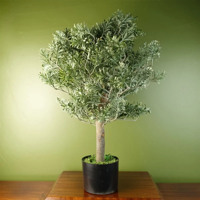 Image of Leaf Artificial Topiary Large Boxwood Style Artemisa Plant Botanik Green
