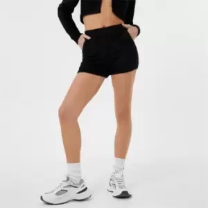 Image of Jack Wills Fuzzy Shorts - Black