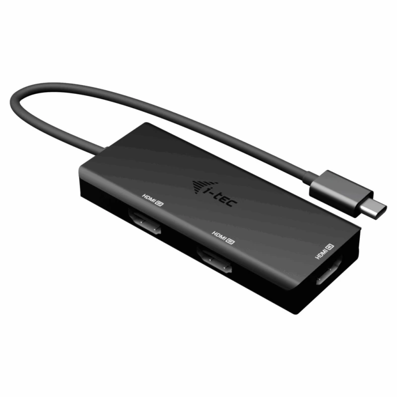 Image of i-tec i-tec USB-C Triple 4K HDMI Video Adapter, Power Delivery 100W C31TRIPLE4KHDMIPD