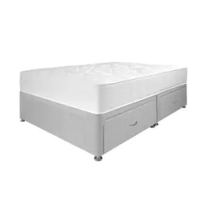 Image of Ortho Premium Mattress and 4 Drawer Divan Set - Grey