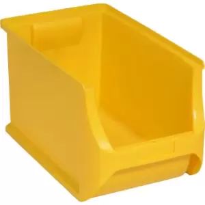 Image of Open fronted storage bin, LxWxH 355 x 205 x 200 mm, pack of 8, yellow