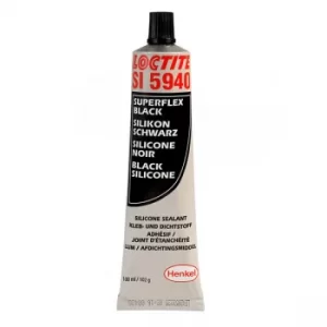 Image of Loctite 2064414 SI 5940 Superflex Silicone Sealant Black Tube 100ml