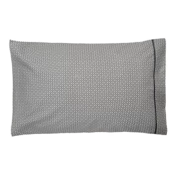 Image of Bedeck of Belfast Senko Standard Pillowcase Pairs - Charcoal