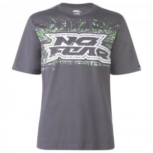 Image of No Fear Core Graph T Shirt Mens - Charcoal Thread