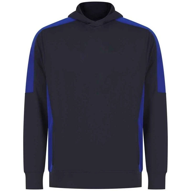 Image of Finden & Hales Mens Team Contrast Panel Hoodie in Black Size: XL Black Male XL