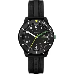 Image of Lacoste Kids Lacoste Mini Tennis Black Silicone Watch - Black