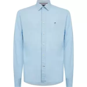 Image of Tommy Hilfiger Core Flex Poplin Rf Shirt - Blue